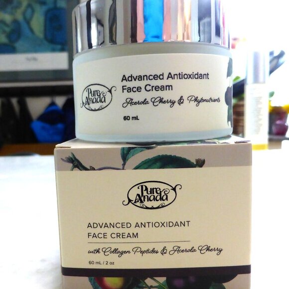 New! 2x Pure Anada Advanced Antioxidant Face Cream Aerola Cherry Phytonutrients - Picture 4 of 6